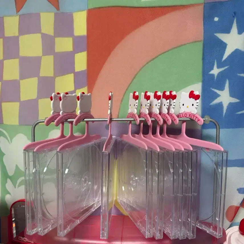 [BUNJANG] Vintage Kitty CD Rack with Clear Case / 고전 키티 cd랙