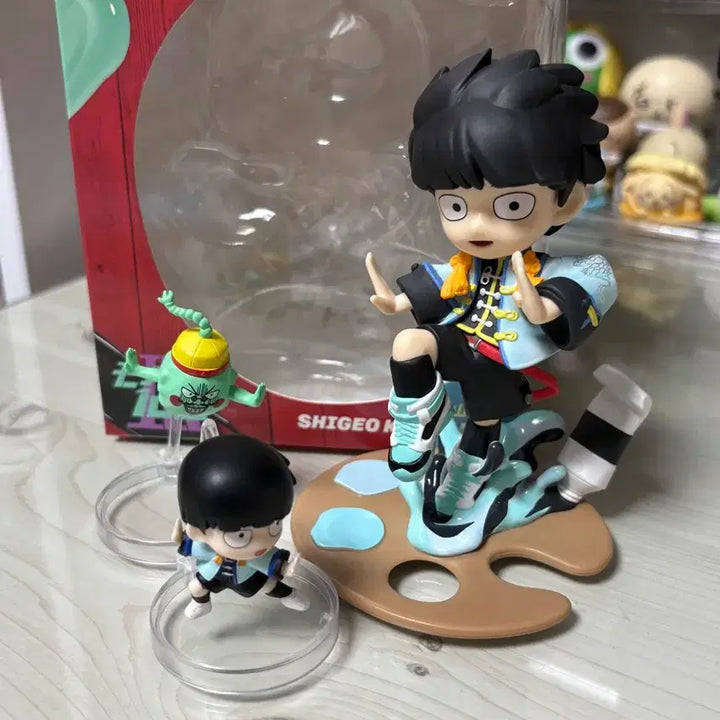 [BUNJANG] Mob Psycho 100 Kageyama Shigeo Figure &amp; Gacha Bundle Set / [일괄급처] 모브사이코100 카게야마 시게오 피규어 가챠 세트