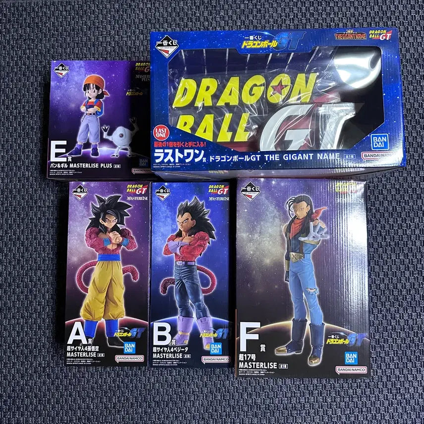 [BUNJANG] Dragon Ball GT Lottery 5 Figure Bundle Set (Unsealed) / 택포42] 드래곤볼GT 쿠지 피규어 5종 일괄