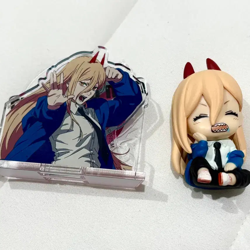 [BUNJANG] Chainsaw Man Power Acrylic Stand + Shoulder Con Gacha Bundle Set / 체인소맨 파워 아크릴스탠드 + 어깨쿵 가챠 (일괄)