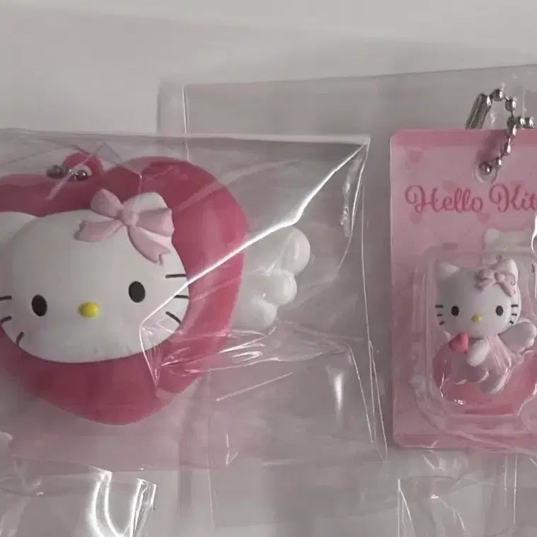 [BUNJANG] Hello Kitty Angel Gacha 2-Type Bundle Set / 헬로키티 엔젤 가챠 2종 일괄 (엔젤 라이트 키티/미니어처 패키지 엔젤)