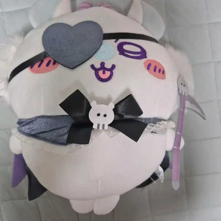 [BUNJANG] Chiikawa Momonga Big Plush Doll (Halloween Angel/Devil Ver.) / 먼작귀 치이카와 할로윈 천사악마 모몽가 빅 누이 인형
