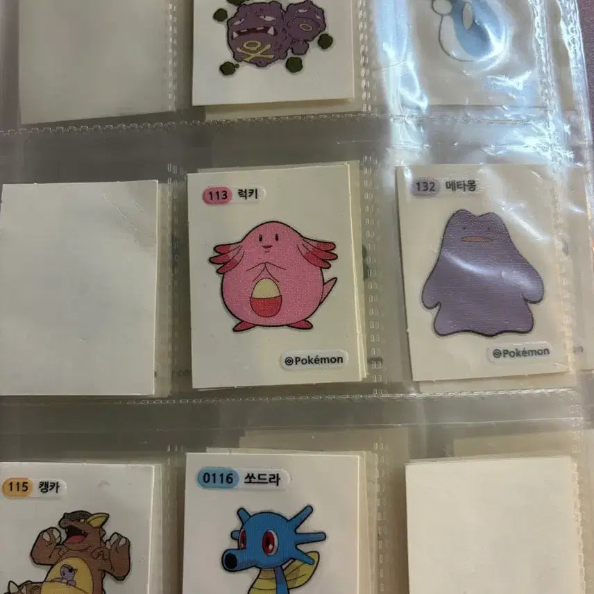 [BUNJANG] Pokemon Stickers Bundle Set / 2)포켓몬스터띠부실일괄
