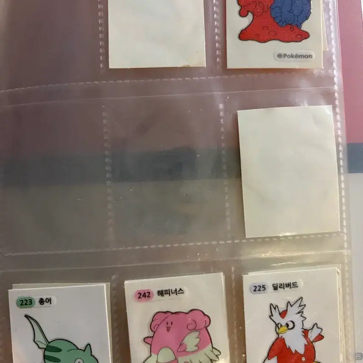 [BUNJANG] Pokemon Bread Stickers Bundle Set / 마지막)포켓몬스터띠부실일괄양도