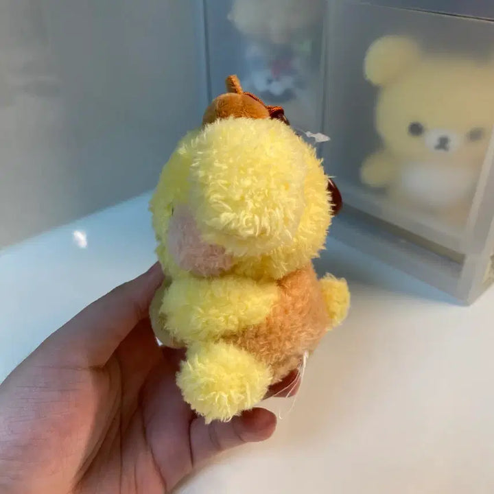 [BUNJANG] Pompompurin "Bolppangppang" Plush Keychain / [택O] 폼폼푸린 볼빵빵 인형 키링