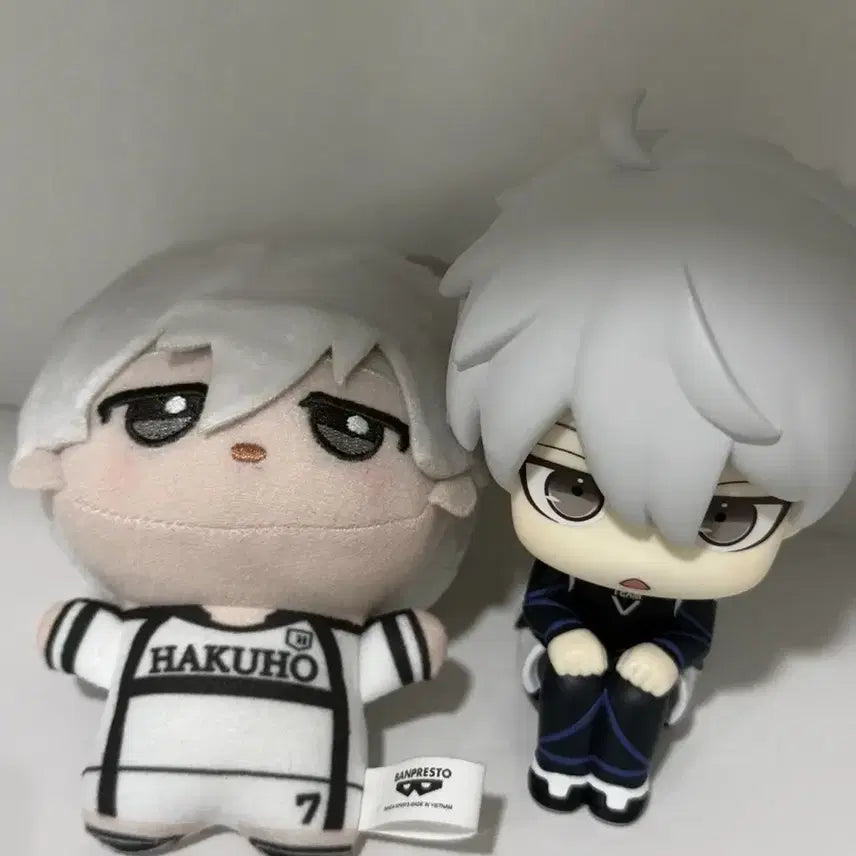 [BUNJANG] Blue Lock Nagi Seishiro Bundle Set Look Up Plush / [일괄] 블루록 나기 세이시로 룩업 누이