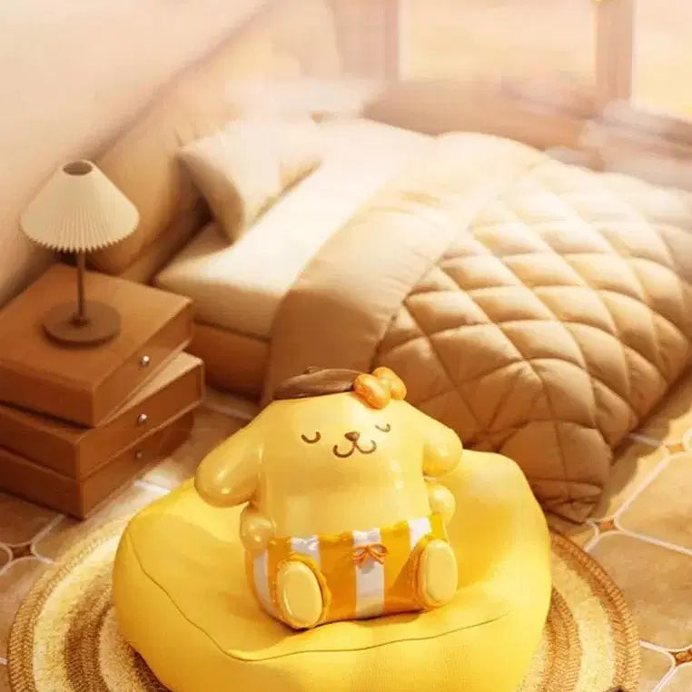 [BUNJANG] Sanrio "Sleeping Cushion" Scented Figure - Pompompurin / 산리오 향기나는 잠자는 쿠션 피규어