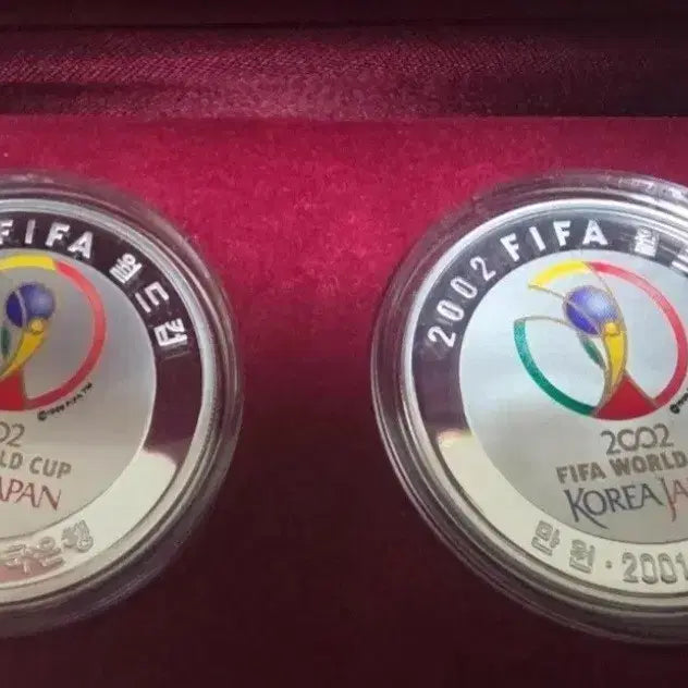 [BUNJANG] 2002 FIFA World Cup Commemorative Coin Set (4-Piece) / 2002 FIFA 월드컵 기념주화 4종 세트