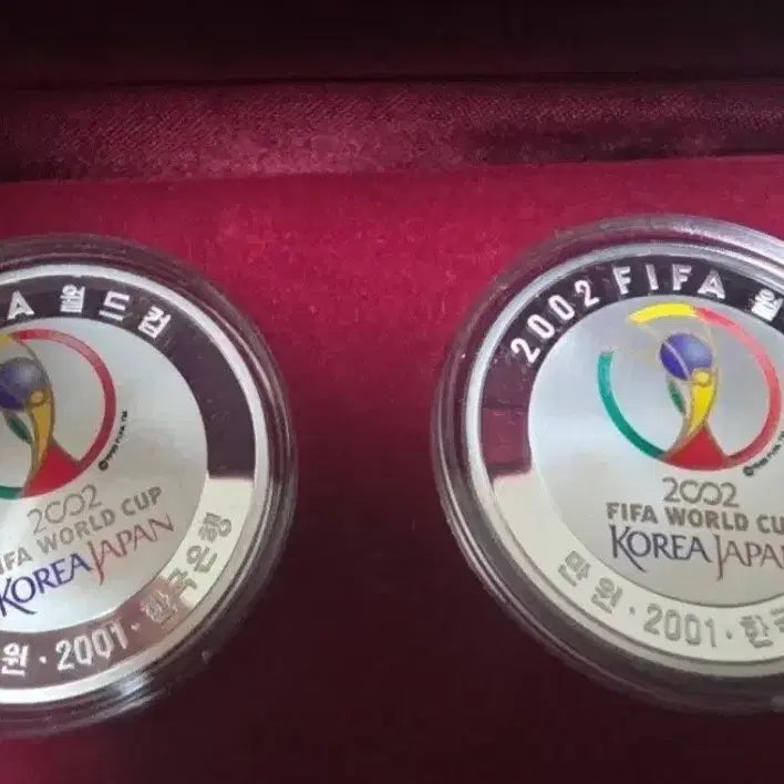 [BUNJANG] 2002 FIFA World Cup Commemorative Coin Set (4-Piece) / 2002 FIFA 월드컵 기념주화 4종 세트