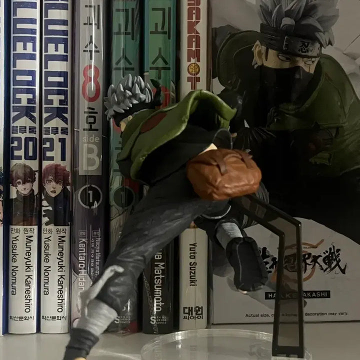 [BUNJANG] Naruto Kakashi Custom Stand Figure / 급처!)나루토 카카시 제작발판 피규어 팔아요