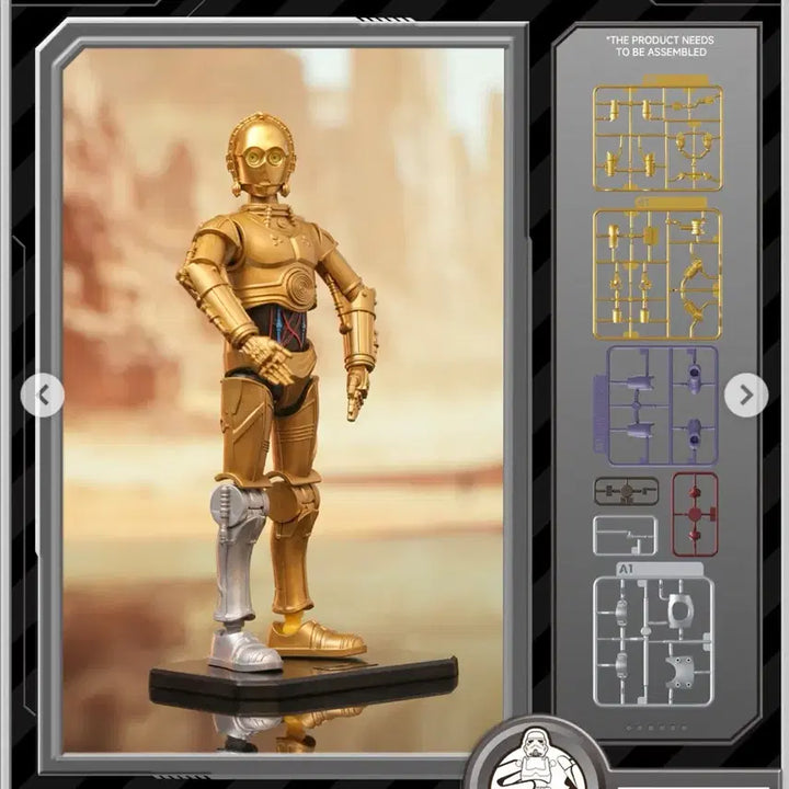 [BUNJANG] Blocky Star Wars C-3PO Model Kit / 블로키 스타워즈 C3PO 프라모델