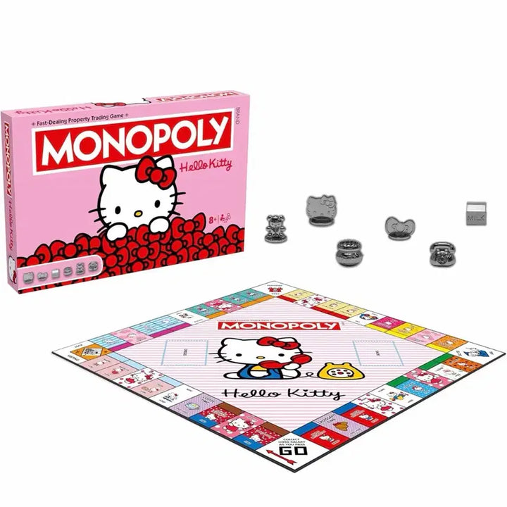 [BUNJANG] Hello Kitty x Monopoly Board Game / 헬로키티x모노폴리 보드게임 새상품
