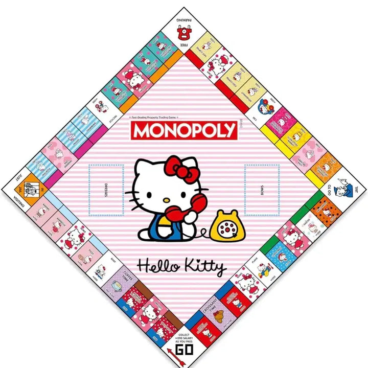 [BUNJANG] Hello Kitty x Monopoly Board Game / 헬로키티x모노폴리 보드게임 새상품