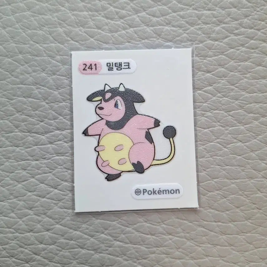 [BUNJANG] Pokemon "Takara Tomy" Miltank Sticker / 포켓몬스터 띠부씰 밀탱크 스티커