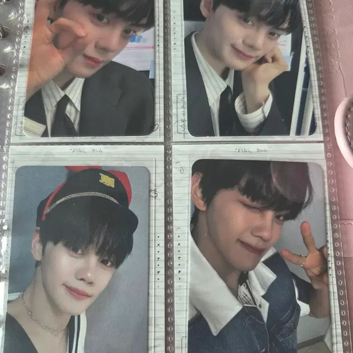[BUNJANG] ZEROBASEONE Sung Hanbin Lucky Draw Photocard Bundle Set / [급처] 제로베이스원 앤더블 김규빈 미공포 19장 일괄 양도