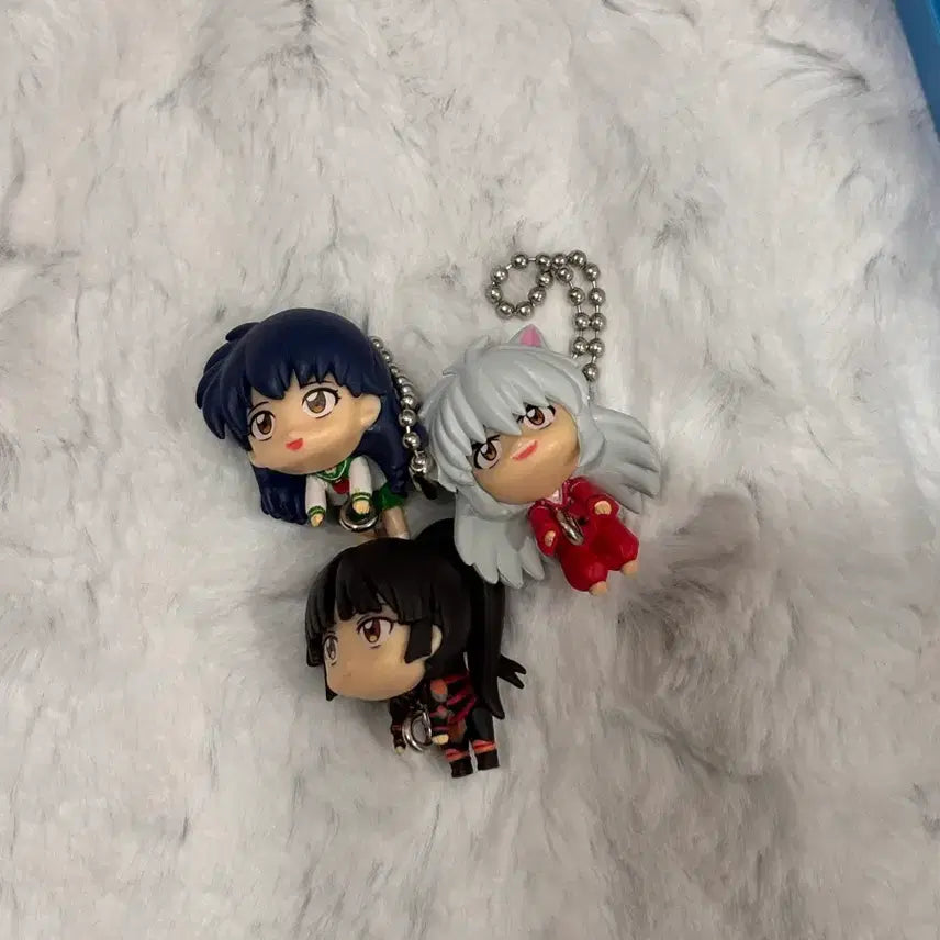 [BUNJANG] Inuyasha Daerong Gacha Bundle Set - Inuyasha, Kagome, Sango / 이누야샤 대롱가챠 일괄판매 이누야샤 가영이 산고