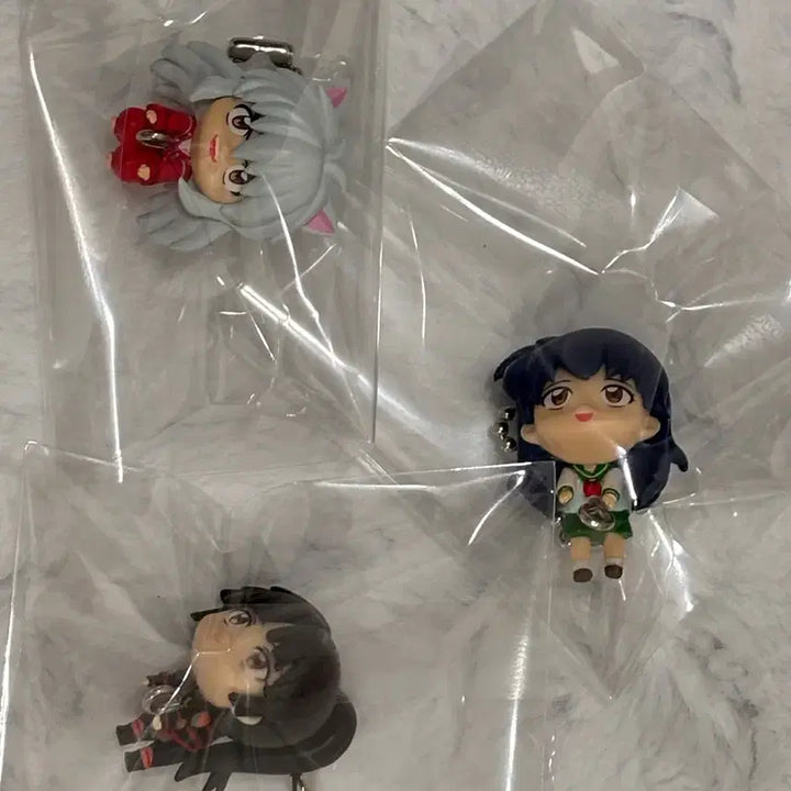 [BUNJANG] Inuyasha Daerong Gacha Bundle Set - Inuyasha, Kagome, Sango / 이누야샤 대롱가챠 일괄판매 이누야샤 가영이 산고