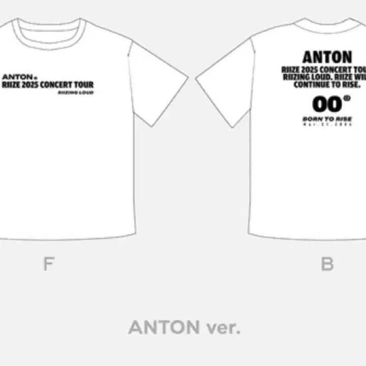 [BUNJANG] RIIZE 2025 RIIZING LOUD Anton Ver. T-shirt / 라이즈 2025 라이징 라우드 반팔티 앤톤ver