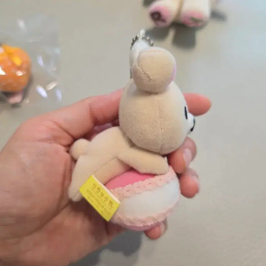 [BUNJANG] Classic Korilakkuma Macaron Keyring / 고전 코리락쿠마 마카롱 키링