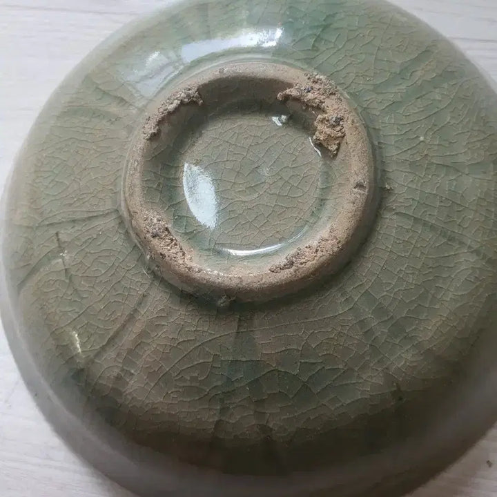 [BUNJANG] Goryeo Celadon Inhwa Pattern Plate / 고려청자인화문접시