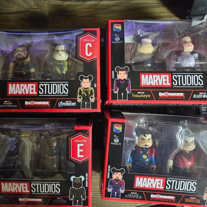 [BUNJANG] Marvel Studios Bearbrick Set / 마블 스튜디오 베어브릭 세트