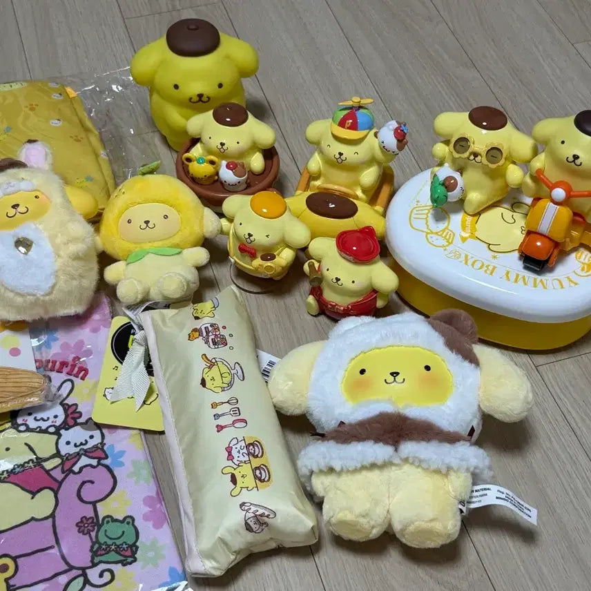 [BUNJANG] Pompompurin Miscellaneous Goods &amp; Figure Set / 폼폼푸린 잡화 피규어 세트