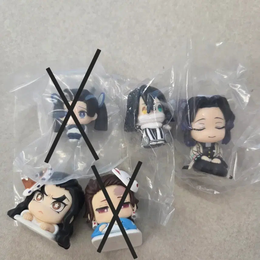 [BUNJANG] Demon Slayer: Kimetsu no Yaiba 3-Figure Set Bundle / 귀멸의 칼날 피규어 3종 세트 일괄