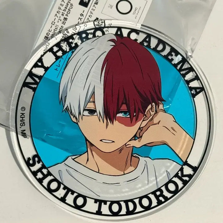 [BUNJANG] My Hero Academia Baseyard Todoroki Grate Collaboration Acrylic Coaster / 나히아 베이스야드 쇼토 그라떼 콜라보 아크릴 코스터