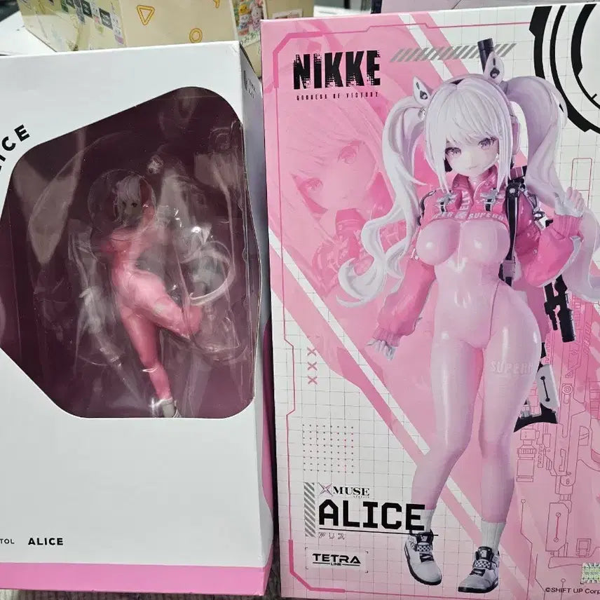 [BUNJANG] X-PLUS Alice Figure Model Kit Bundle Set / 후류 앨리스 피규어 / 니케 X-PLUS 모델 킷 앨리스 (일괄)