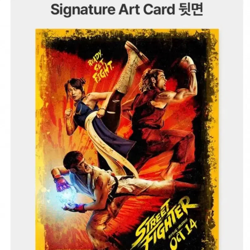 [BUNJANG] Street Fighter Art Card / 스트리트 파이터 아트카드