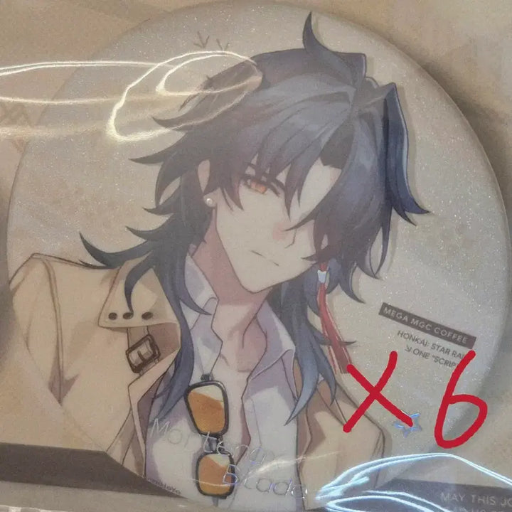 [BUNJANG] Honkai Star Rail Mega Coffee Collaboration Blade Can Badges (Set of 6) / 6개 일괄) 붕괴 스타레일 메가커피 콜라보 블레이드 캔뱃지