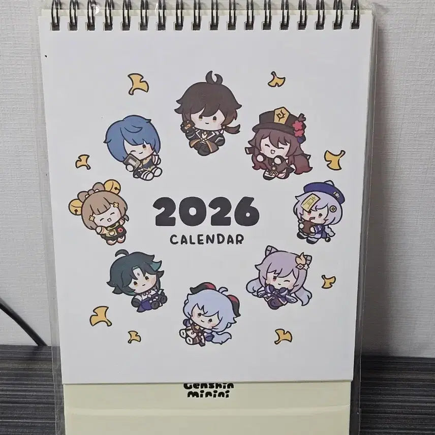 [BUNJANG] Genshin Impact 2026 Calendar / 원신 2026 캘린더