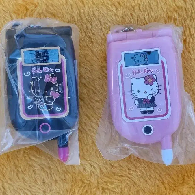 [BUNJANG] Hello Kitty Feature Phone Style Mirror Charm Set / 헬로키티 피쳐폰 스타일 거울 참 세트 판매