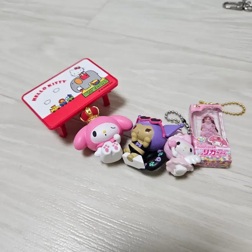[BUNJANG] Sanrio Gacha Figure Keychain Bundle Set / 산리오 가챠 피규어 키링 판매 양도