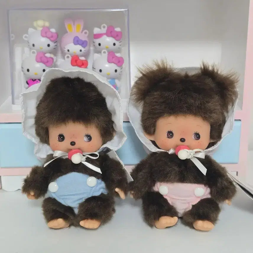 [BUNJANG] BeBeChichi Monchhichi Boy Girl Bundle Set / (일괄) 베베치치 남아 여아 몬치치