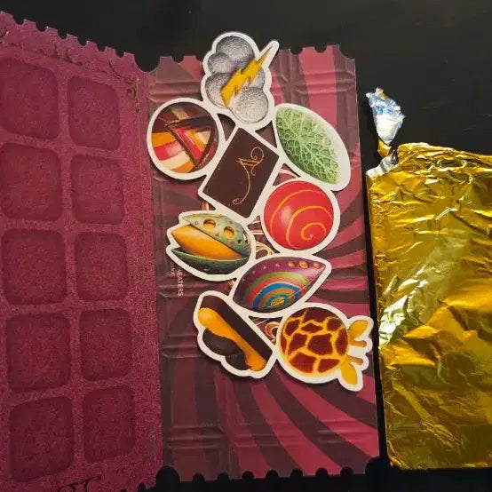 [BUNJANG] Wonka Original Ticket (Gold Foil Scratch) / (금박 짤림 사진참조)웡카 오리지널티켓