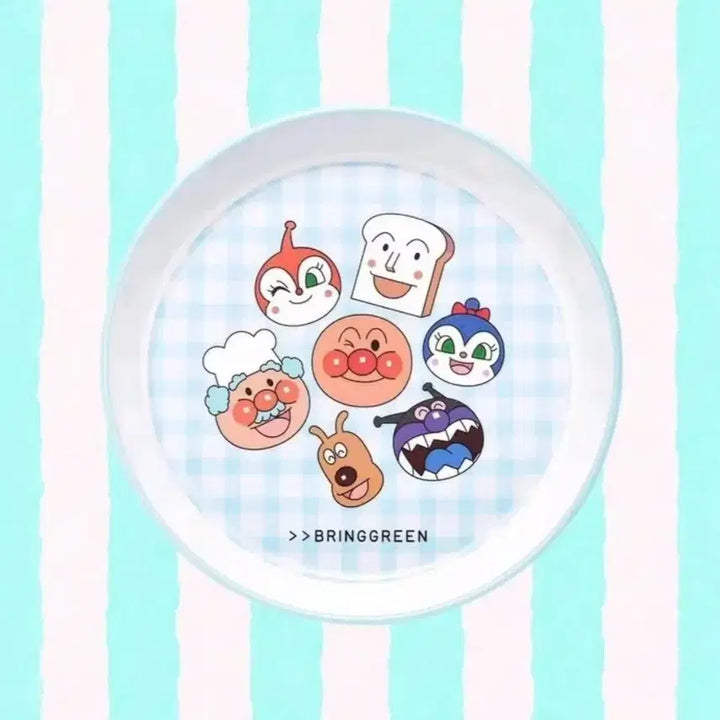[BUNJANG] Bring Green Anpanman Tray (Sealed) / [미개봉] 브링그린 호빵맨 트레이