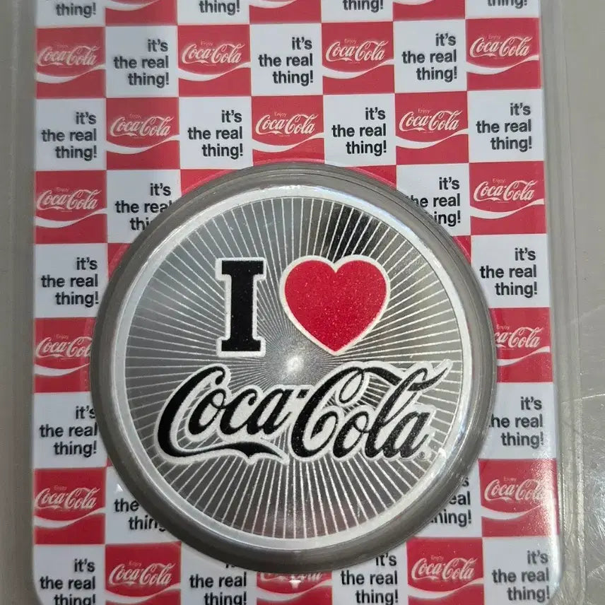 [BUNJANG] Coca-Cola 140th Anniversary Limited Edition Sterling Silver Round / 코카콜라 140주년 한정판 순은 라운드