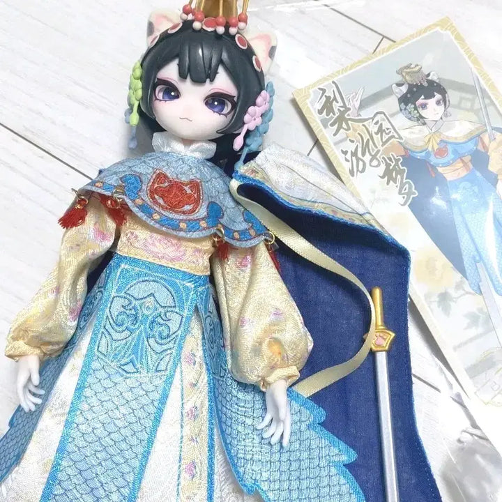 [BUNJANG] Cat Peking Opera Ball-Jointed Doll Seolpyo (Mint Condition) / Jumpcosmos 고양이 경극 구체관절인형 설표(상태 좋음)