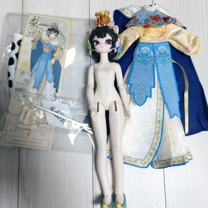 [BUNJANG] Cat Peking Opera Ball-Jointed Doll Seolpyo (Mint Condition) / Jumpcosmos 고양이 경극 구체관절인형 설표(상태 좋음)