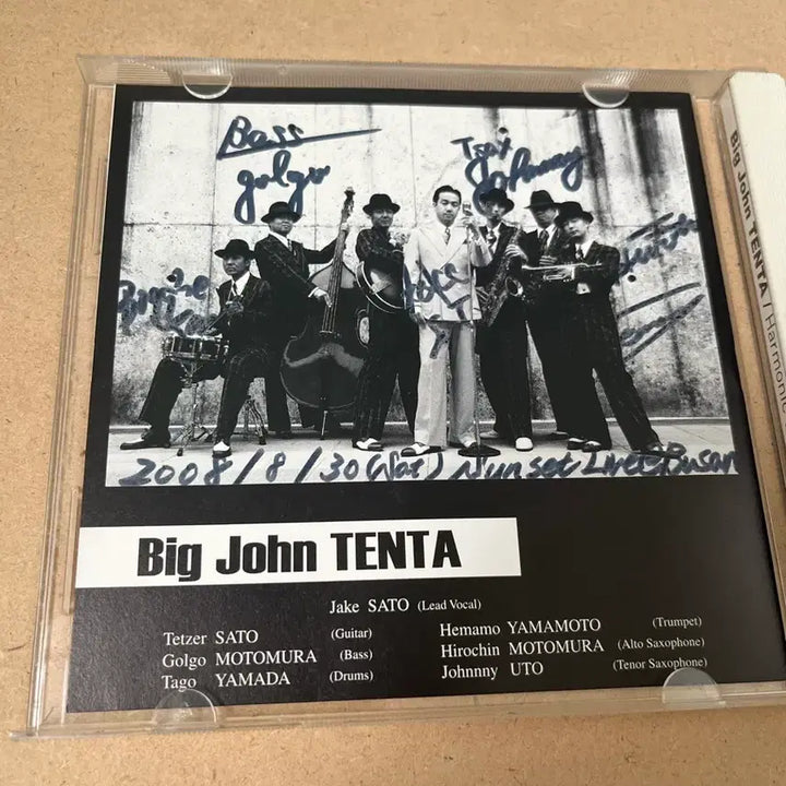 [BUNJANG] Big John Tenta Band Signed CD / 부산공연 친필싸인 CD 빅 존 텐타 밴드(Big John TENTA>