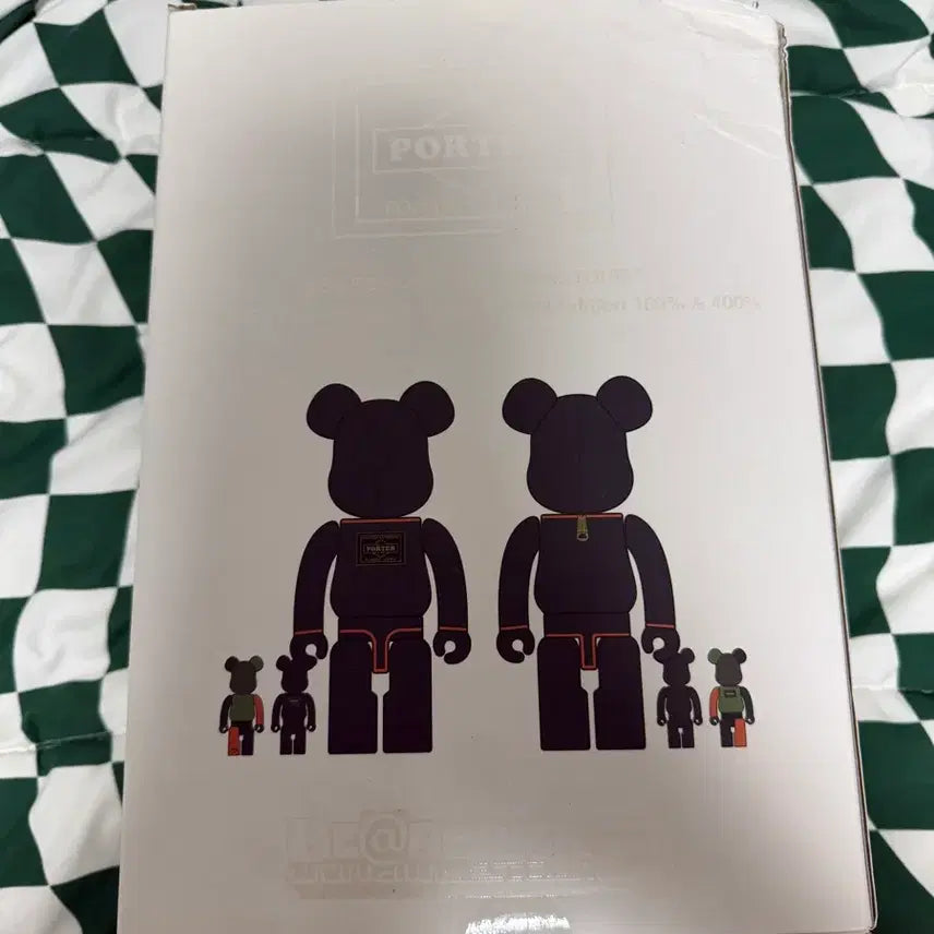 [BUNJANG] Bearbrick x Porter Tanker 100% &amp; 400% Set / 베어브릭 포터 탱커 100% 400% 세트