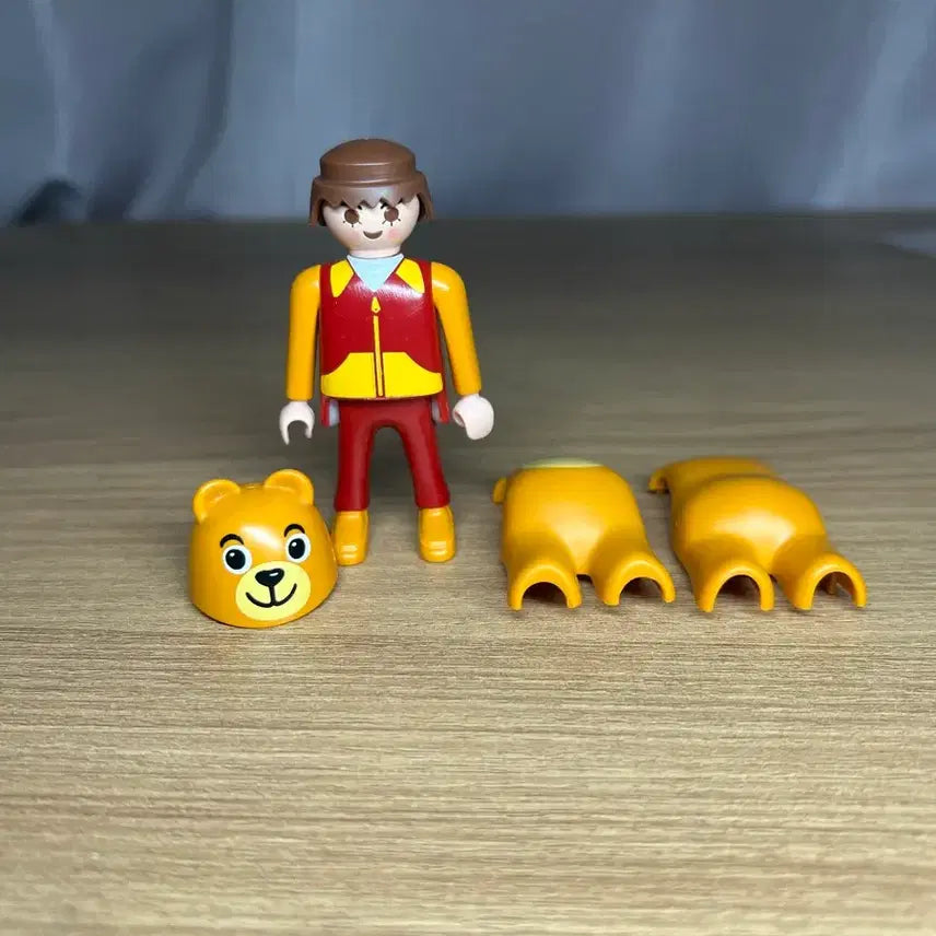 [BUNJANG] Playmobil Orange Bear Figure / 플레이모빌 곰