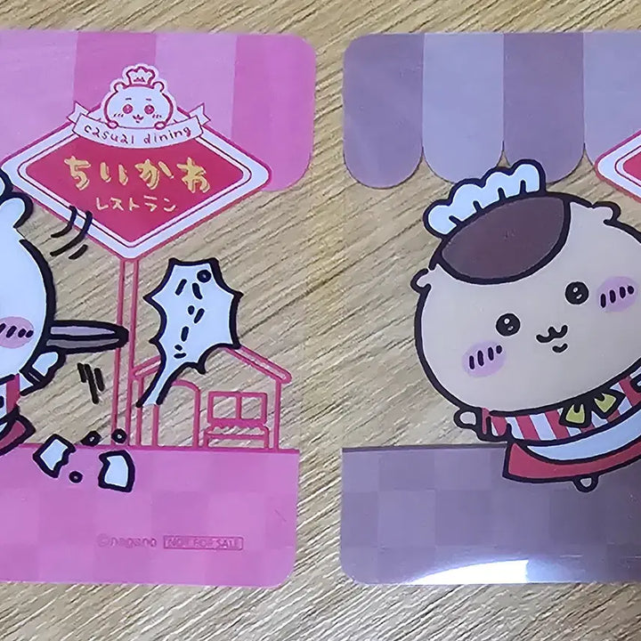[BUNJANG] Chiikawa Restaurant Exclusive Set (Chiikawa, Kurimanju) / 치이카와 레스토랑 특전 (치이카와, 쿠리만쥬)