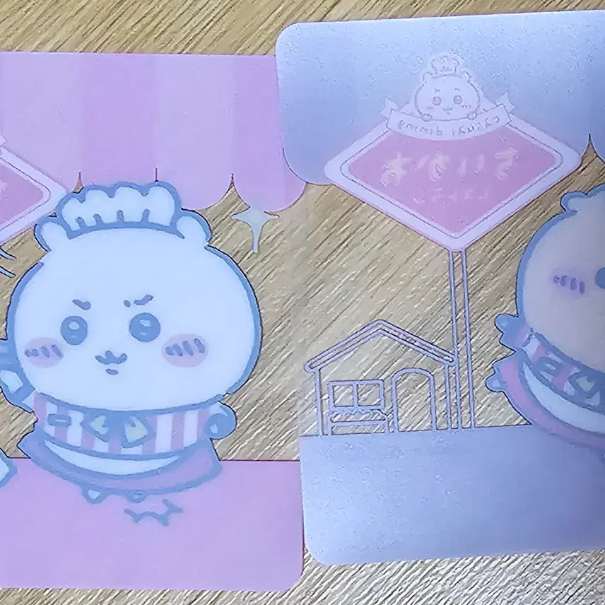 [BUNJANG] Chiikawa Restaurant Exclusive Set (Chiikawa, Kurimanju) / 치이카와 레스토랑 특전 (치이카와, 쿠리만쥬)