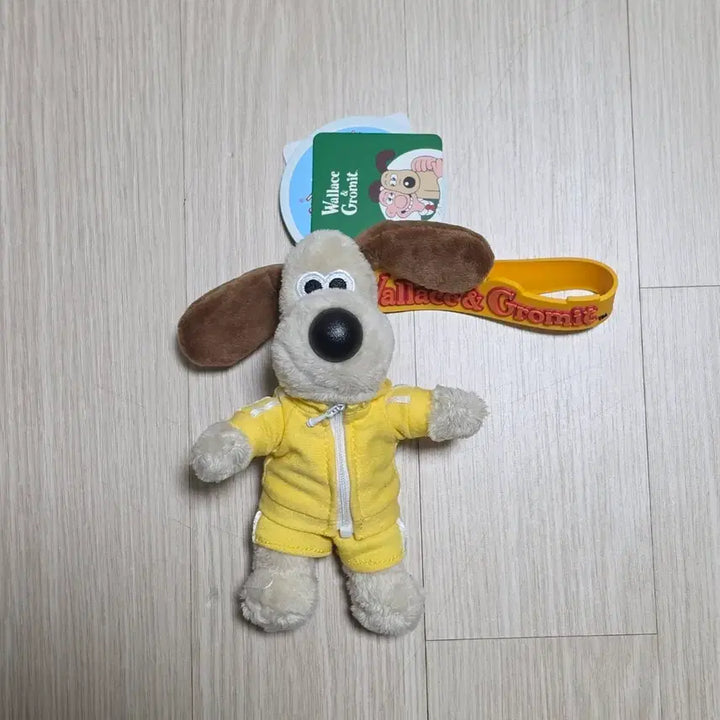 [BUNJANG] Wallace &amp; Gromit Training Buck Gromit Plush Keychain / 월레스와 그로밋의 트레이닝벅 &