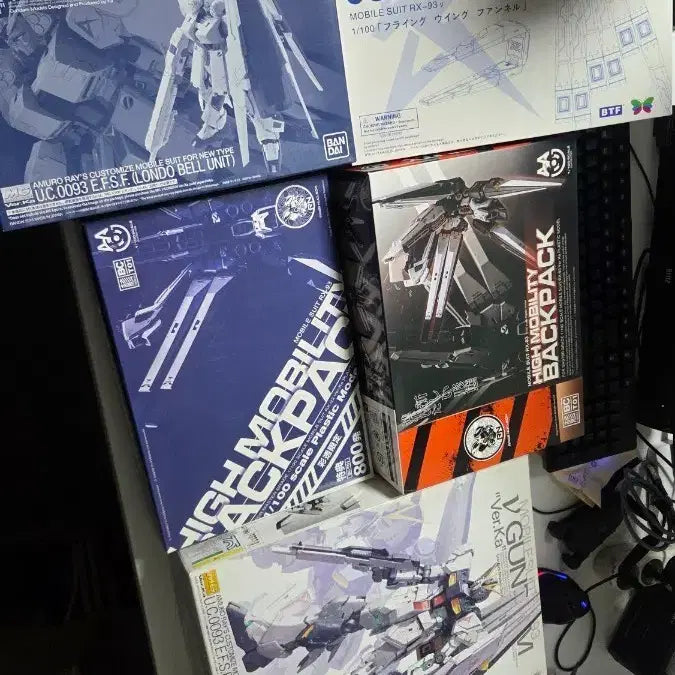 [BUNJANG] MG Nu Gundam HWS Expansion Bundle Set (Sealed) / mg뉴버카 및 현존 모든 추가 파츠 팝니다 미개봉