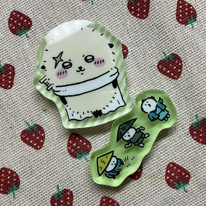 [BUNJANG] Chiikawa Stackable Acrylic Mascot (Tsumikara/Corotto) / 치이카와 쌓아 놓는 아크릴 마스코트 (츠미카라/코롯토) (랏코)