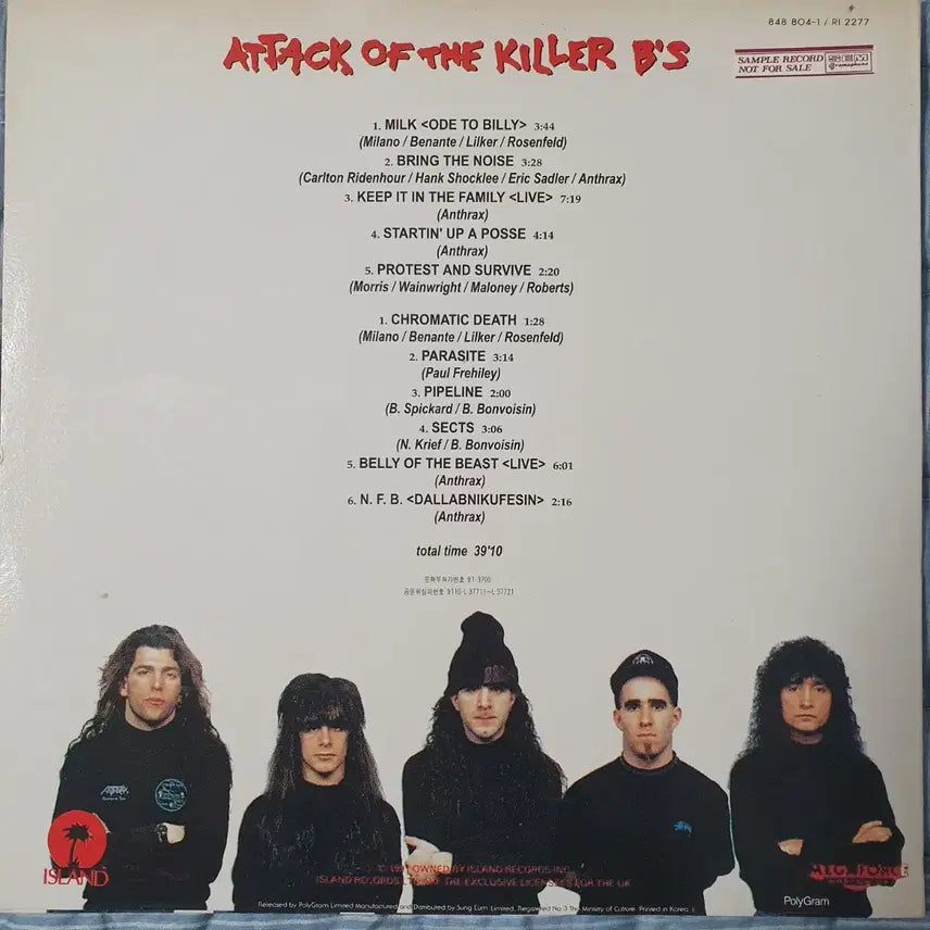 [BUNJANG] Anthrax Attack of the Killer B&