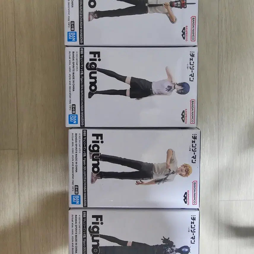 [BUNJANG] Chainsaw Man Legen Arc Figure 4-Set (Sealed) / 미개봉 체인소맨 레제편 피규어 4종 세트